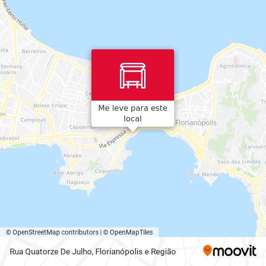 Rua Quatorze De Julho mapa