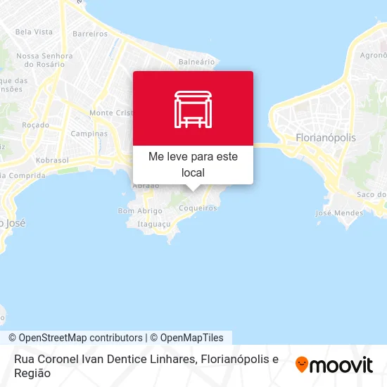 Rua Coronel Ivan Dentice Linhares mapa