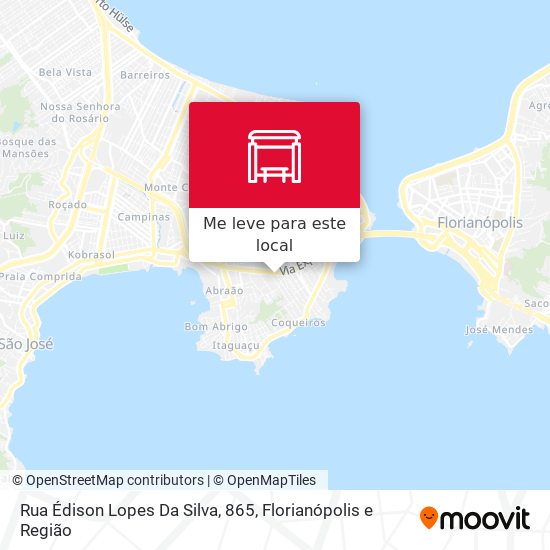 Rua Édison Lopes Da Silva, 865 mapa