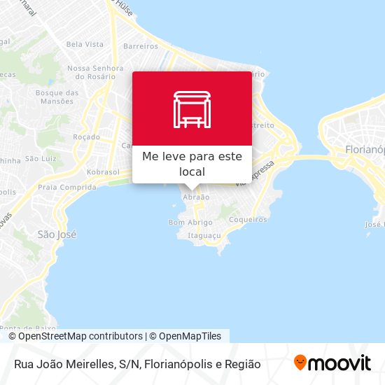 Rua João Meirelles, S/N mapa