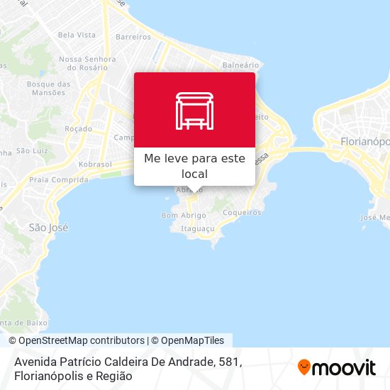 Avenida Patrício Caldeira De Andrade, 581 mapa