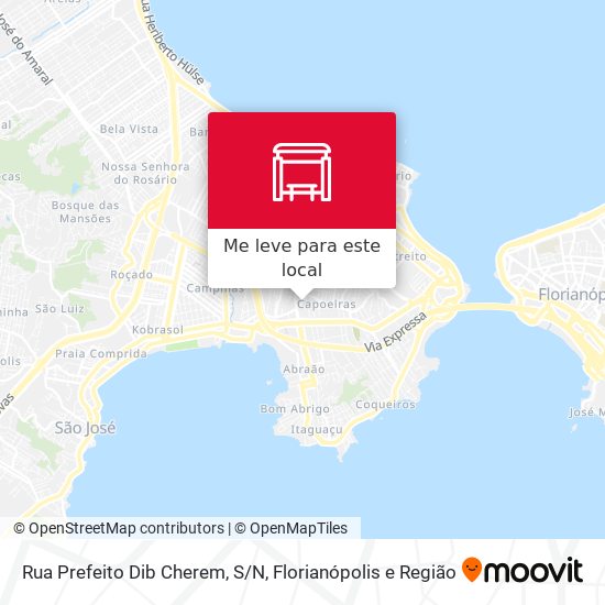 Rua Prefeito Dib Cherem, S/N mapa