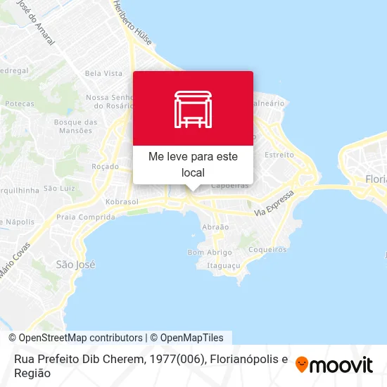 Rua Prefeito Dib Cherem, 1977(006) mapa