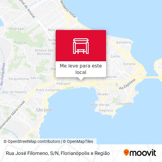 Rua José Filomeno, S/N mapa