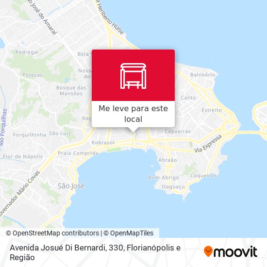 Avenida Josué Di Bernardi, 330 mapa