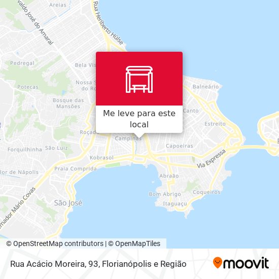 Rua Acácio Moreira, 93 mapa