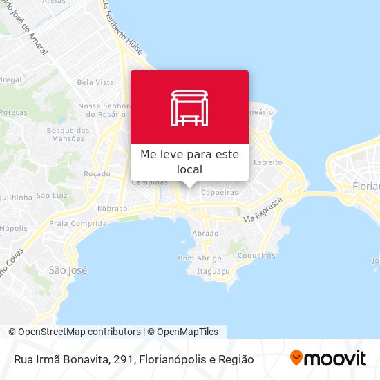Rua Irmã Bonavita, 291 mapa