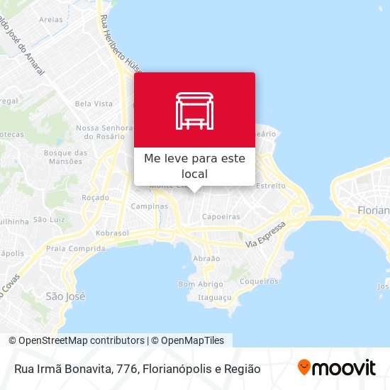 Rua Irmã Bonavita, 776 mapa