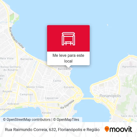 Rua Raimundo Correia, 632 mapa