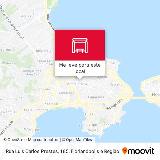 Rua Luis Carlos Prestes, 185 mapa