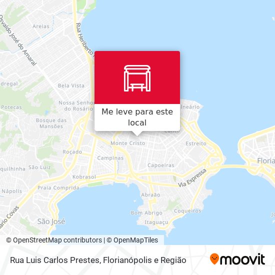 Rua Luis Carlos Prestes mapa