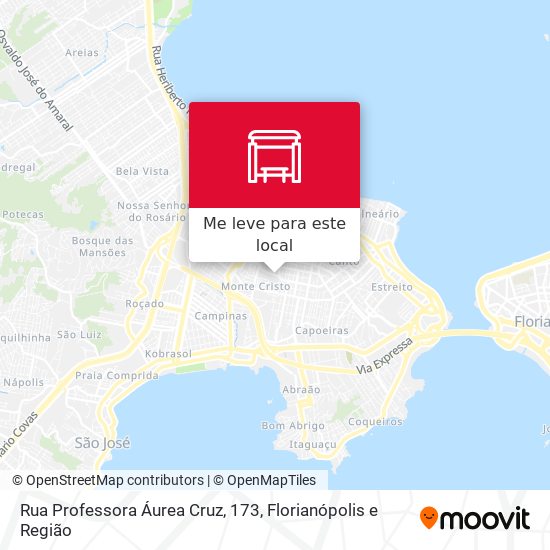 Rua Professora Áurea Cruz, 173 mapa