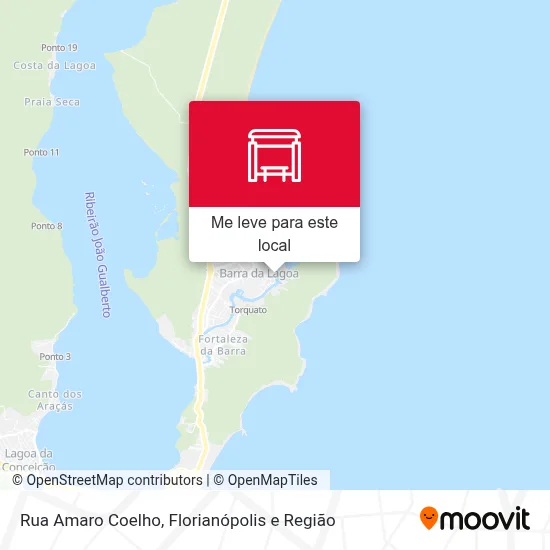 Rua Amaro Coelho mapa