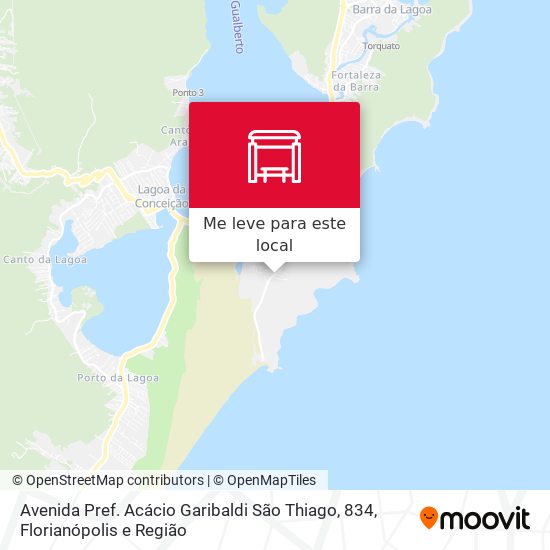 Avenida Pref. Acácio Garibaldi São Thiago, 834 mapa