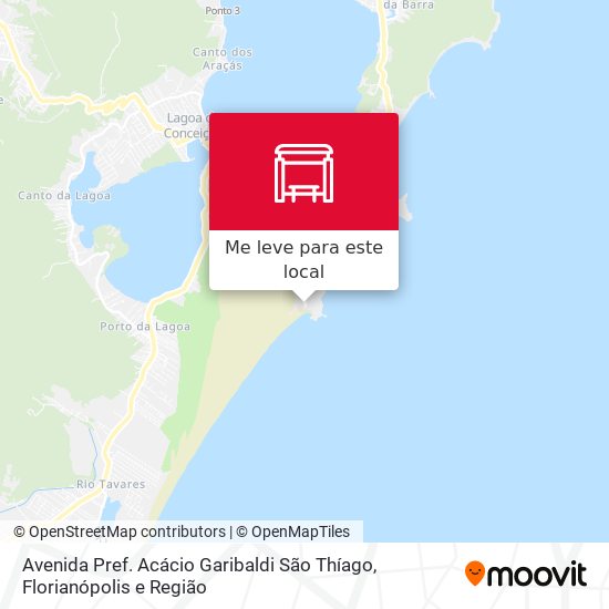 Avenida Pref. Acácio Garibaldi São Thíago mapa