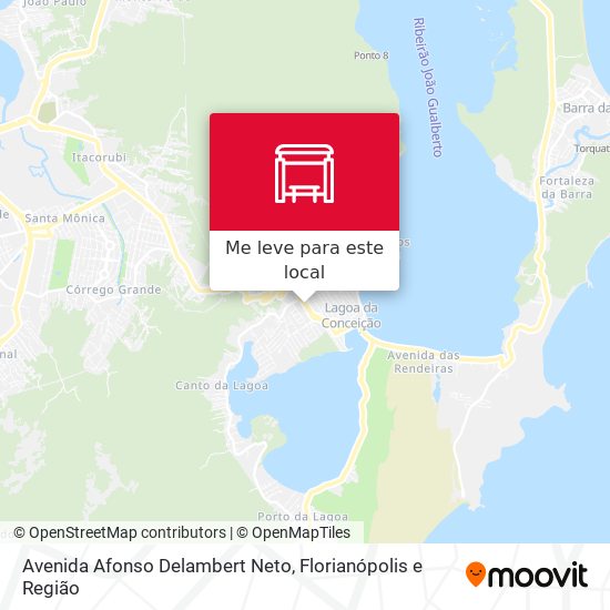 Avenida Afonso Delambert Neto mapa