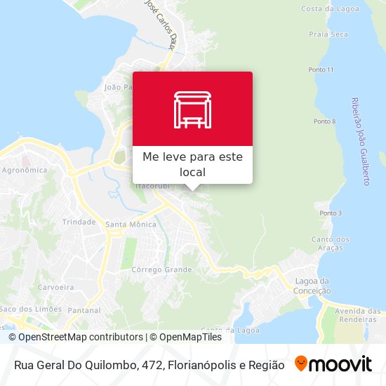 Rua Geral Do Quilombo, 472 mapa