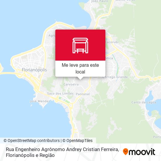 Rua Engenheiro Agrônomo Andrey Cristian Ferreira mapa