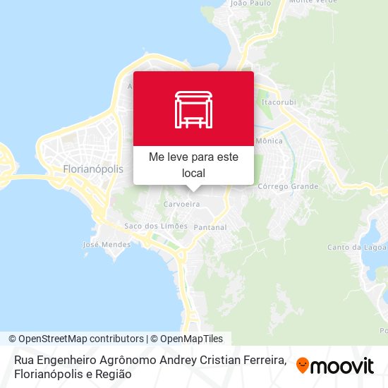 Rua Engenheiro Agrônomo Andrey Cristian Ferreira mapa