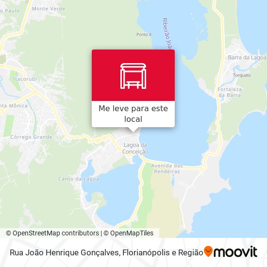 Rua João Henrique Gonçalves mapa