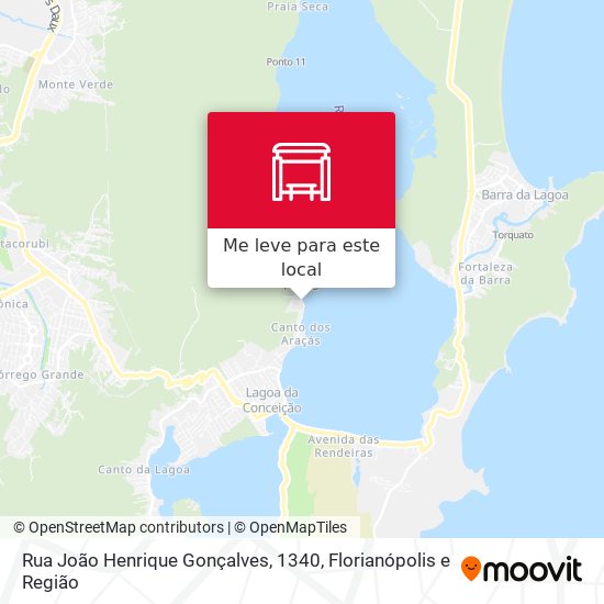 Rua João Henrique Gonçalves, 1340 mapa