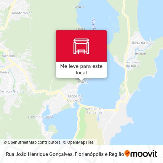 Rua João Henrique Gonçalves mapa