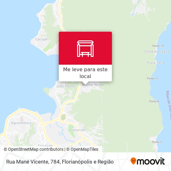Rua Mané Vicente, 784 mapa