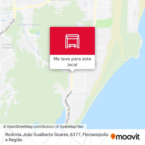 Rodovia João Gualberto Soares, 6377 mapa