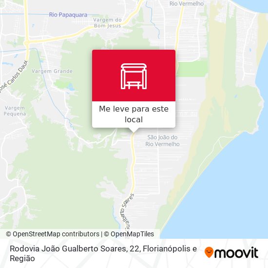 Rodovia João Gualberto Soares, 22 mapa