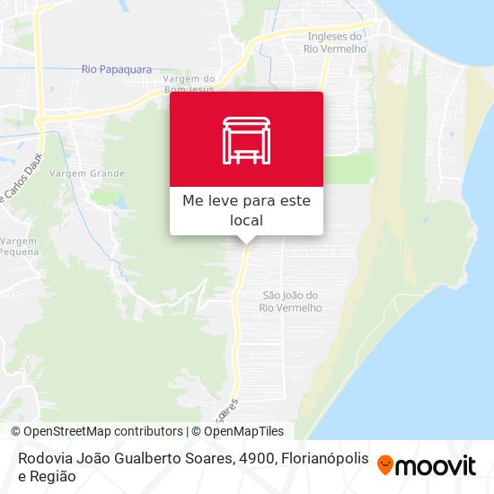 Rodovia João Gualberto Soares, 4900 mapa