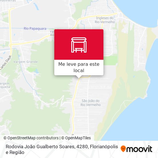 Rodovia João Gualberto Soares, 4280 mapa