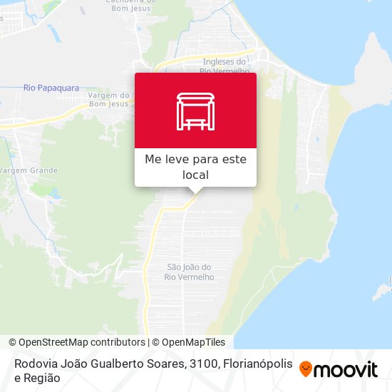 Rodovia João Gualberto Soares, 3100 mapa
