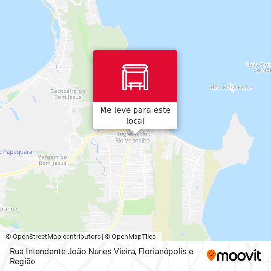 Rua Intendente João Nunes Vieira mapa