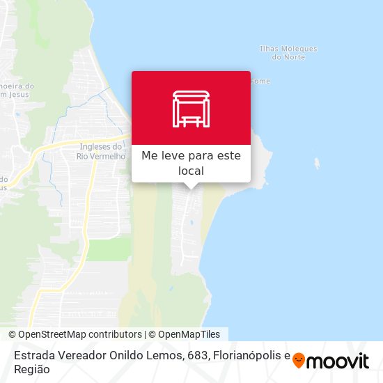 Estrada Vereador Onildo Lemos, 683 mapa