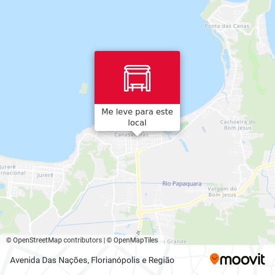 Avenida Das Nações mapa