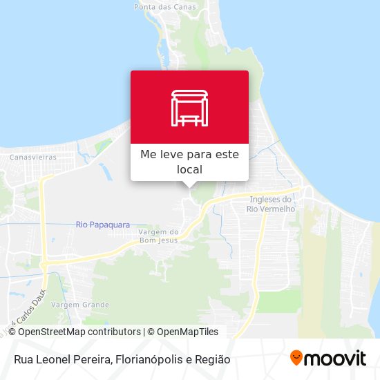 Rua Leonel Pereira mapa