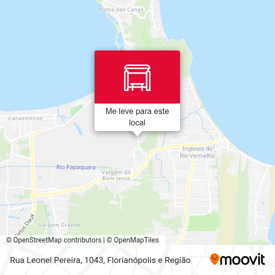 Rua Leonel Pereira, 1043 mapa