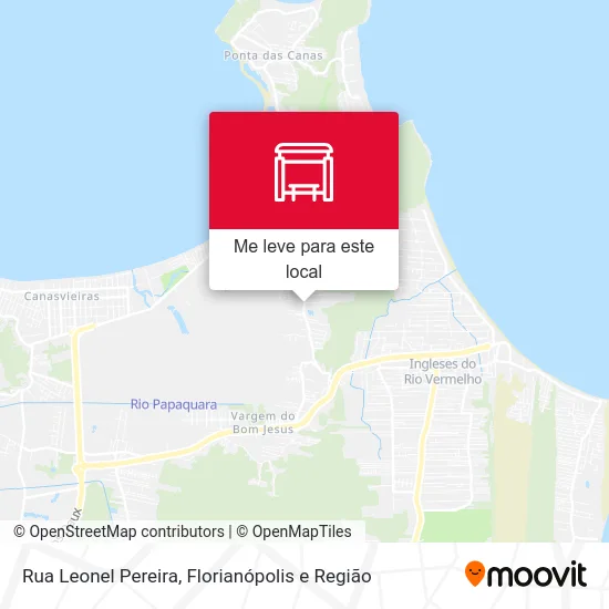 Rua Leonel Pereira mapa