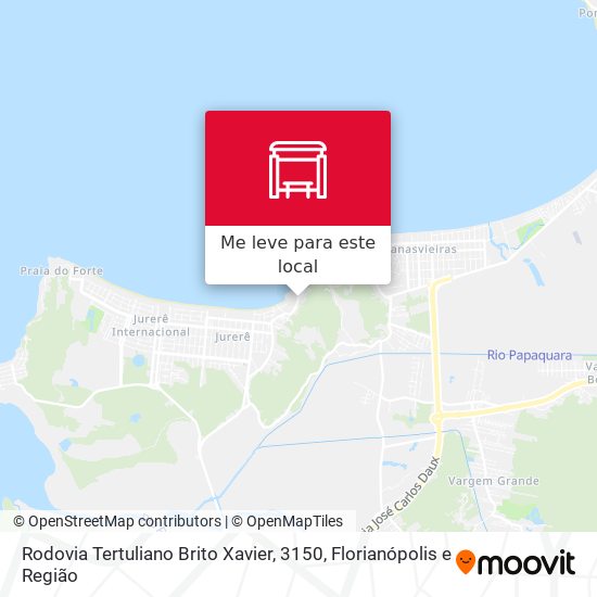 Rodovia Tertuliano Brito Xavier, 3150 mapa
