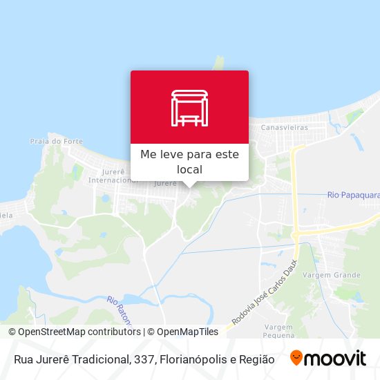 Rua Jurerê Tradicional, 337 mapa