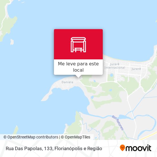 Rua Das Papolas, 133 mapa