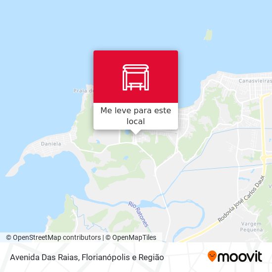 Avenida Das Raias mapa