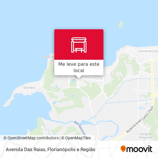 Avenida Das Raias mapa