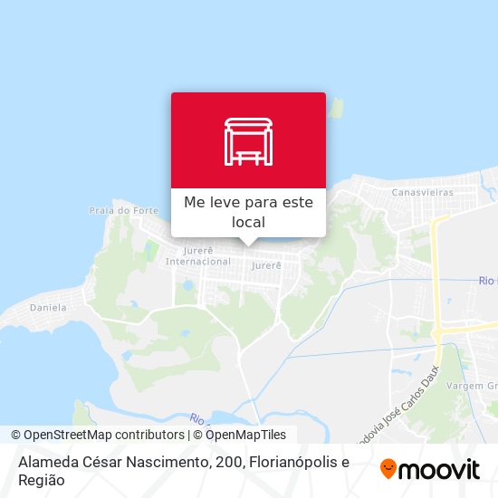 Alameda César Nascimento, 200 mapa