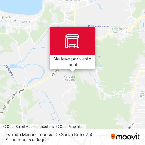 Estrada Manoel Leôncio De Souza Brito, 750 mapa