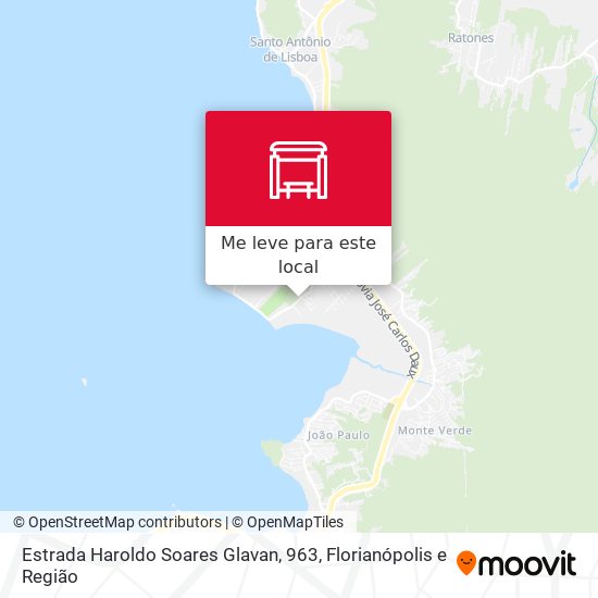 Estrada Haroldo Soares Glavan, 963 mapa