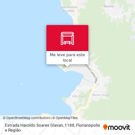 Estrada Haroldo Soares Glavan, 1188 mapa