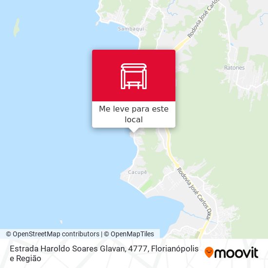 Estrada Haroldo Soares Glavan, 4777 mapa
