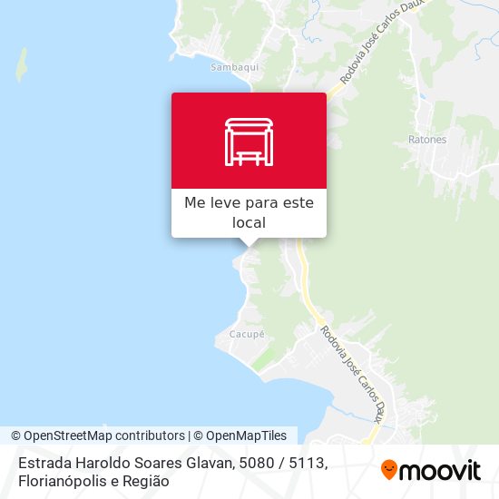 Estrada Haroldo Soares Glavan, 5080 / 5113 mapa