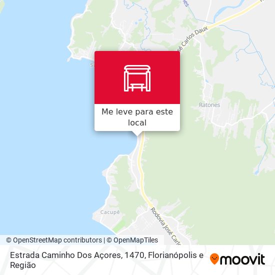 Estrada Caminho Dos Açores, 1470 mapa
